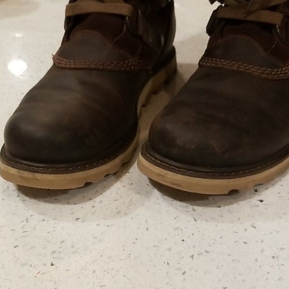 - SOREL-flawless! like new Emily Lace up leather combat boots - Picture 7 of 12